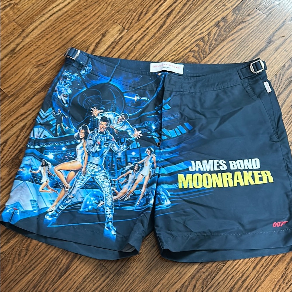 Orlebar Brown Blue Board Shorts Swim